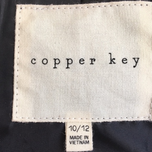 •host pick• Copper Key Girls Velvet Trim PeaCoat - Picture 5 of 8